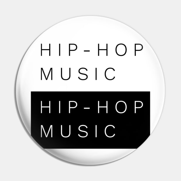 Hip-Hip Music Design Pin by ArtOfDJShop