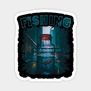 fishing lover. Magnet