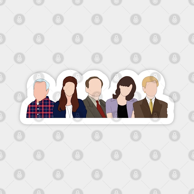 frasier cast Magnet by aluap1006