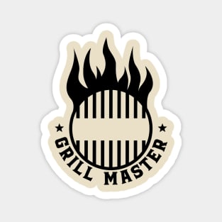 Grill master; bbq; barbeque; meat; food; cook; grill; grilling; cooking; chef; bbq gift; dad; father; gift for husband; cooks; love to bbq; Magnet