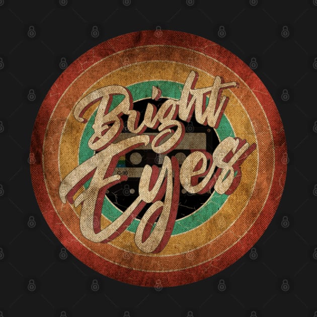 Bright Eyes Vintage Circle Art by antongg