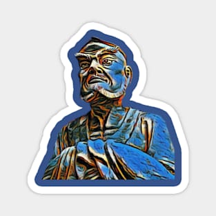 Abstract Monk Magnet