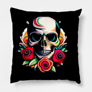 Happy Skull Pillow