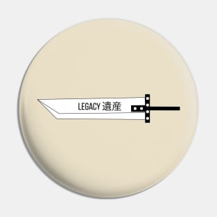 Buster Sword Legacy Design Pin