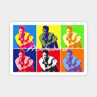 Muhammad Ali Popart Magnet