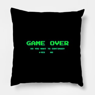 Game Over Pillow