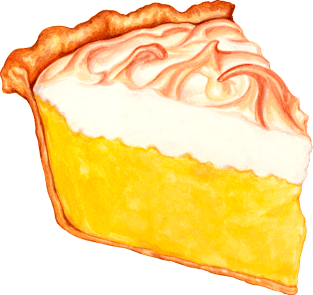 Lemon Meringue Pie Magnet