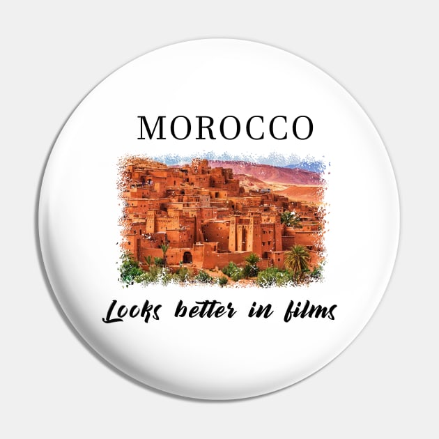 Morocco Pin by TravelGiftDesign