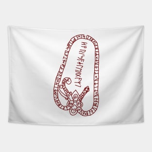 Skåäng Runestone Rundata Viking Norse Rune Skaang Tapestry