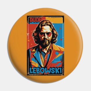 Dude Lebowski Fan Art Pin