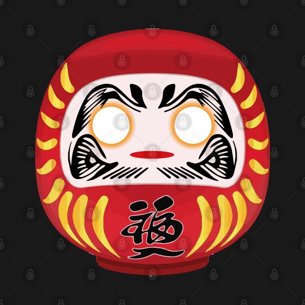 Japanese Daruma Doll Wishing DIY Fill In by RetroGeek