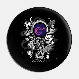 Astronaut Skate Evergrow EGC Coin To The Moon Crypto Token Cryptocurrency Blockchain Wallet Birthday Gift For Men Women Kids Pin