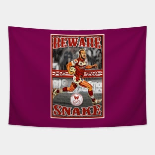 OG FOOTY - Manly Sea Eagles - Brett Stewart - BEWARE OF THE SNAKE Tapestry