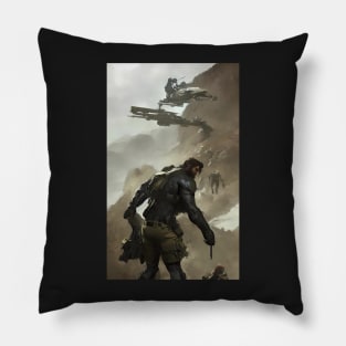 Metal Gear solid inspired art Pillow