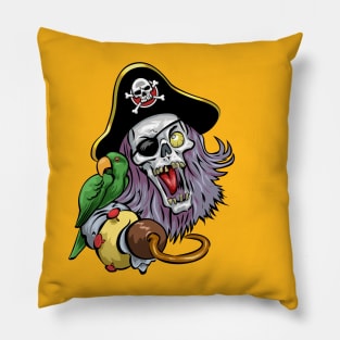 Zombie Pirate Captain Pillow