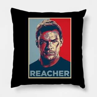 reacher election poster Pillow