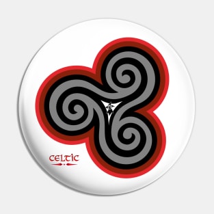 Celtic triskele Pin