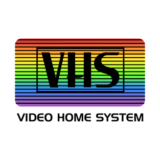 VHS Rainbow Logo T-Shirt