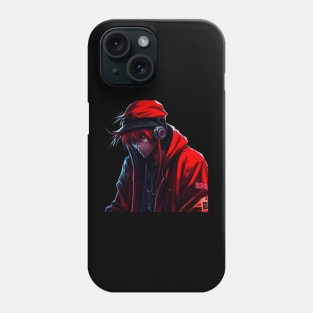 Anime red metal Phone Case