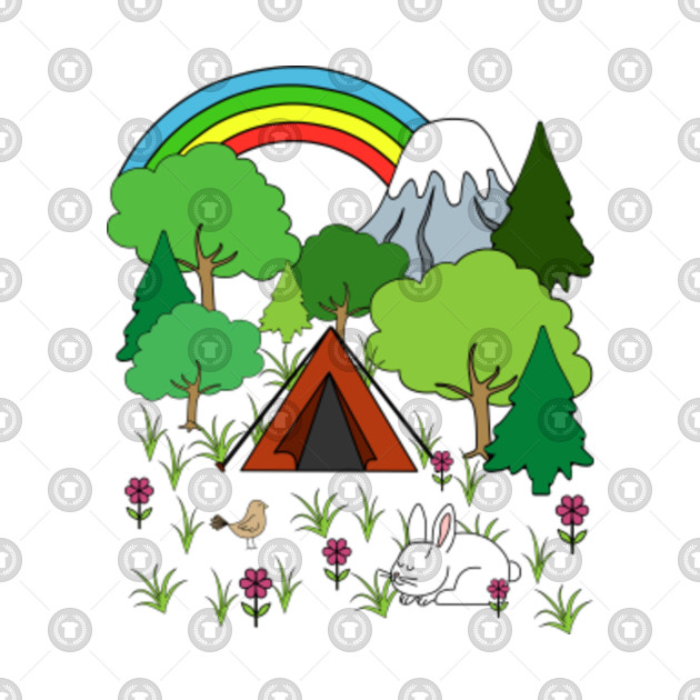 Cartoon Camping Scene Cartoon Camping Scene Camping Mckinley