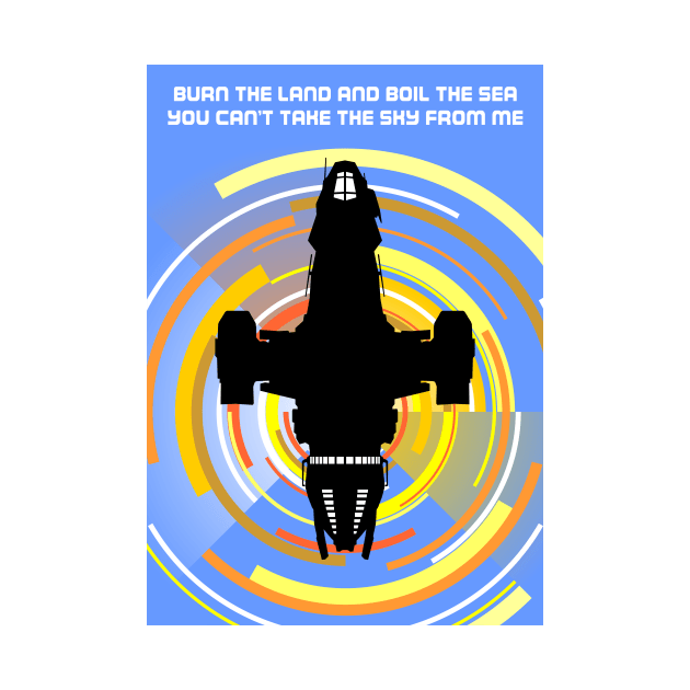 Firefly Poster - Blue by Blade Runner Thoughts