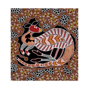 Aboriginal Art - Kangaroo Dreaming T-Shirt