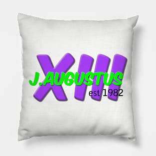 Main Logo (Purple/Green) Pillow