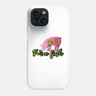 Farm Fresh Pig Phone Case