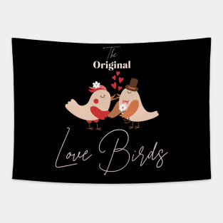 Birds In Love Tapestry