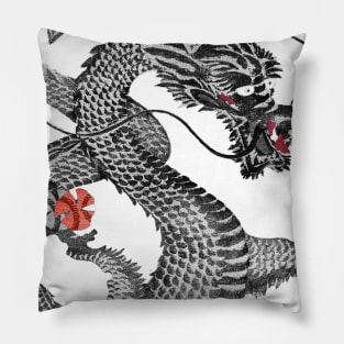 Japanese Dragon Pillow