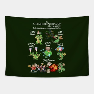 Little Green Dragon Tapestry