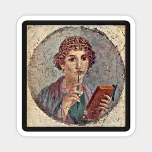 Sappho, Ancient Greek Poet Magnet