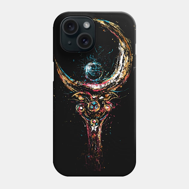 Moon Scepter Phone Case by kryokyma