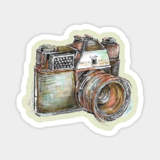 Analogue Camera - Vintage Objects. Magnet