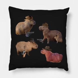 Cowboy Capybara Sticker Pack Pillow