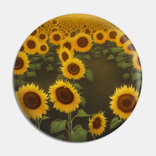 Good Morning Sunflower Pin