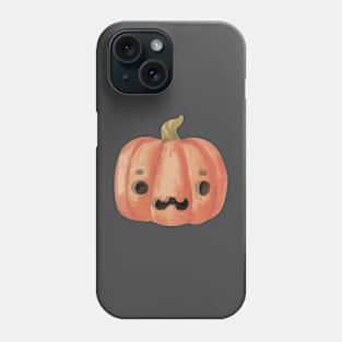 Watercolor Jack-O-Lantern Phone Case