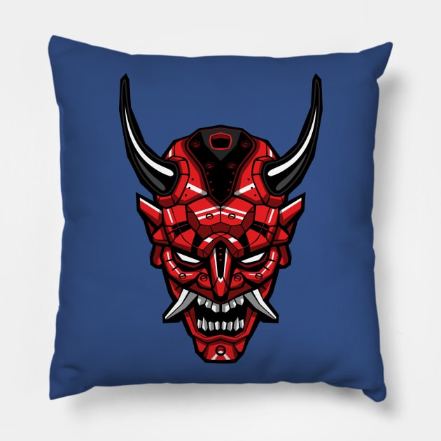 Demon Robot Pillow by albertocubatas