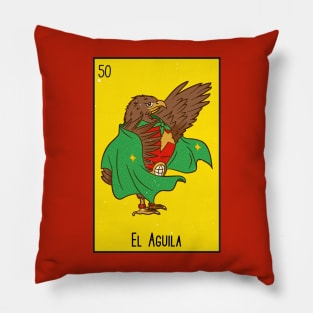 El Aguila // Mexican Luchador Loteria Card Pillow