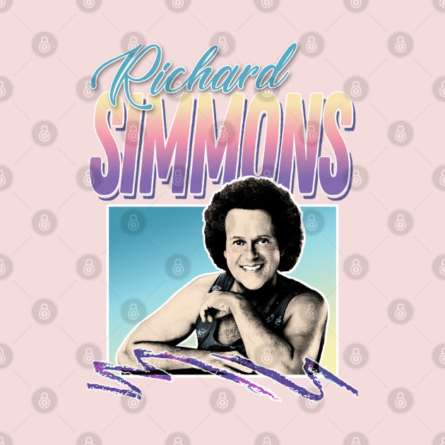 Richard Simmons 80s Styled Tribute Design - Richard Simmons - Phone Case