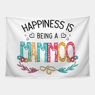 Happiness Is Being A Mammoo Wildflowers Valentines Mothers Day Tapestry