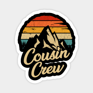 Cousin Crew Outdoor Camping And Hiking Magnet