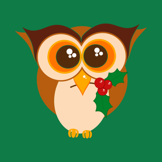 Christmas Owl by AlondraHanley