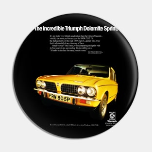 TRIUMPH DOLOMITE SPRINT - advert Pin