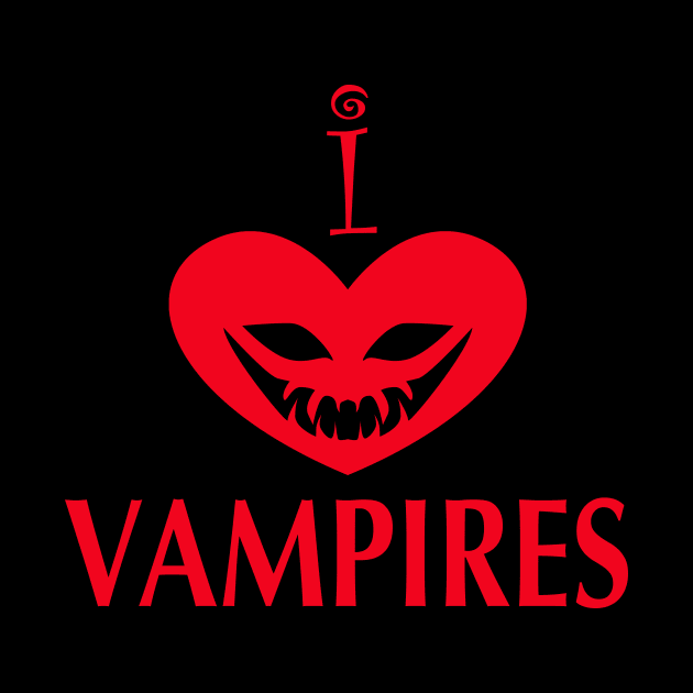 I Love Vampires by Wickedcartoons