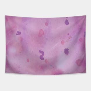 Pink purple watercolor handpainted art Tapestry