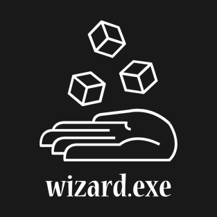 Wizard.exe - Magical Aesthetic Vaporwave T-Shirt