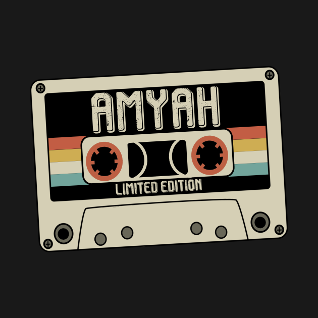 Amyah Name Limited Edition Vintage Style Amyah TShirt TeePublic