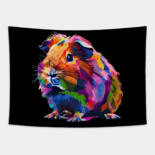 Guinea Pig Colorful Pop Art Design for Animal Lover Tapestry