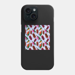 Australian Native Flowers - Beautiful Grevillea and Decorative Ginger Phone Case